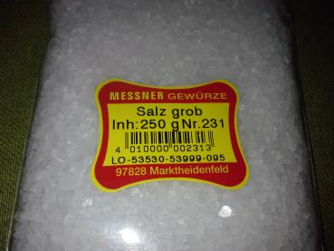 Salz grob (Meersalz) 200 g.