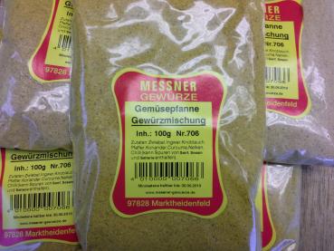 Gemüsepfanne Gewürzmischung 100 g