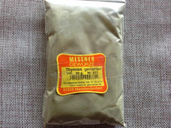 Thymian gemahlen 50 g