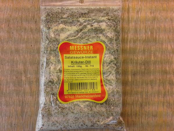 Salatsaucen-Instant-Kräuter Dill 100 g
