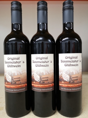 Glühwein rot, ein ganzes Dutzend - 12 Flaschen 0,75 l.