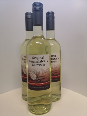 Glühwein weiß, 1 Flasche 0,75 l.